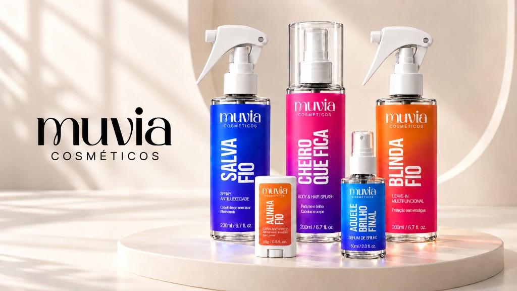 Linha Muvia Cosméticos